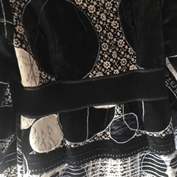 SOLD. Amazing Velveteen Patchwork Coat - Picture 16 of 16